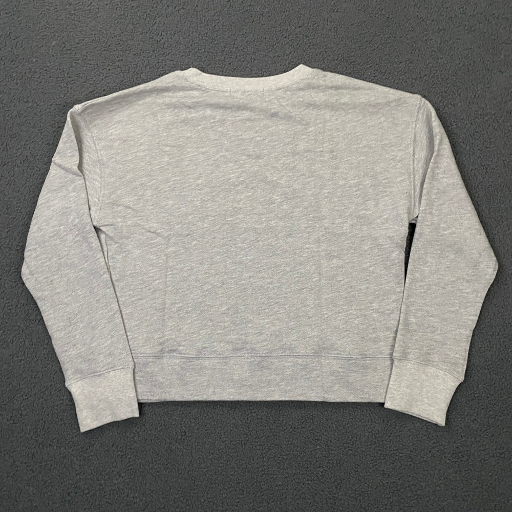 Perfectwhitetee Sweatshirt Womens XS Heather Gray French Terry Soft Lounge USA - Picture 5 of 9